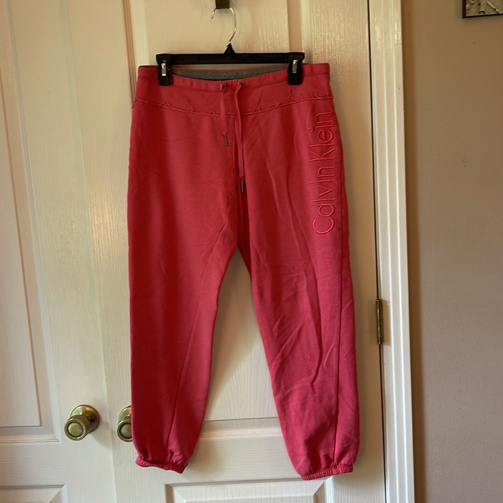 Calvin Klein pink joggers